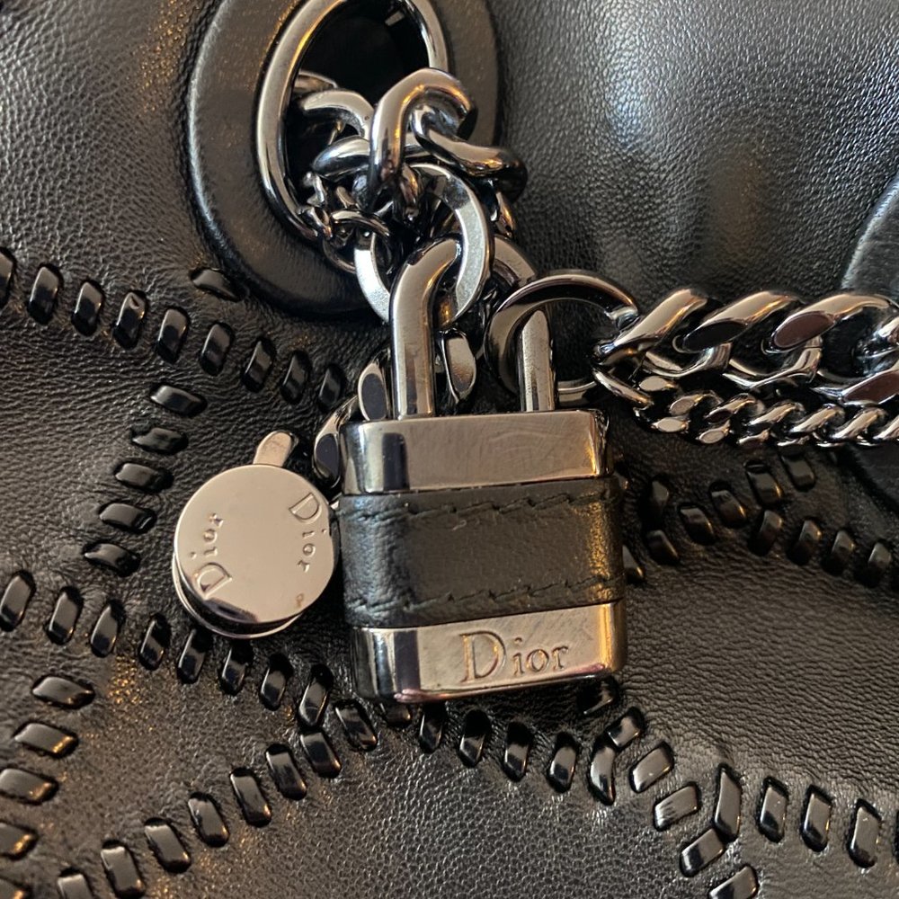 Christian Dior Cannage Overstitch Chri Chri Tote - Picture 5 of 5